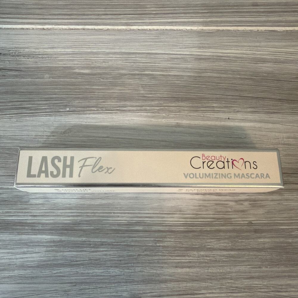 Beauty Creations Lash Flex Volumizing Extended Wear Mascara Jet Black NIB